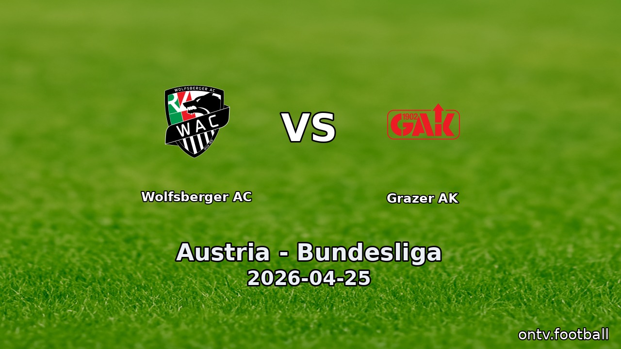 Wolfsberger AC vs Grazer AK