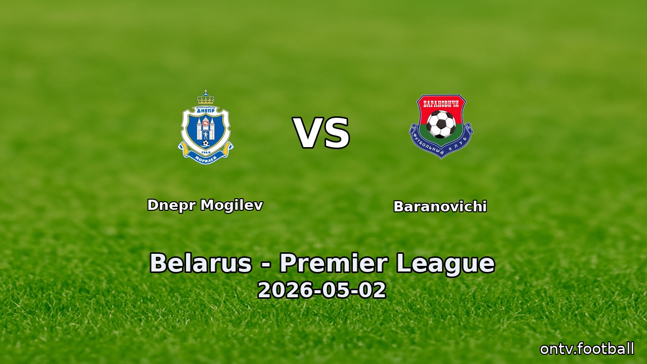 Dnepr Mogilev vs Baranovichi