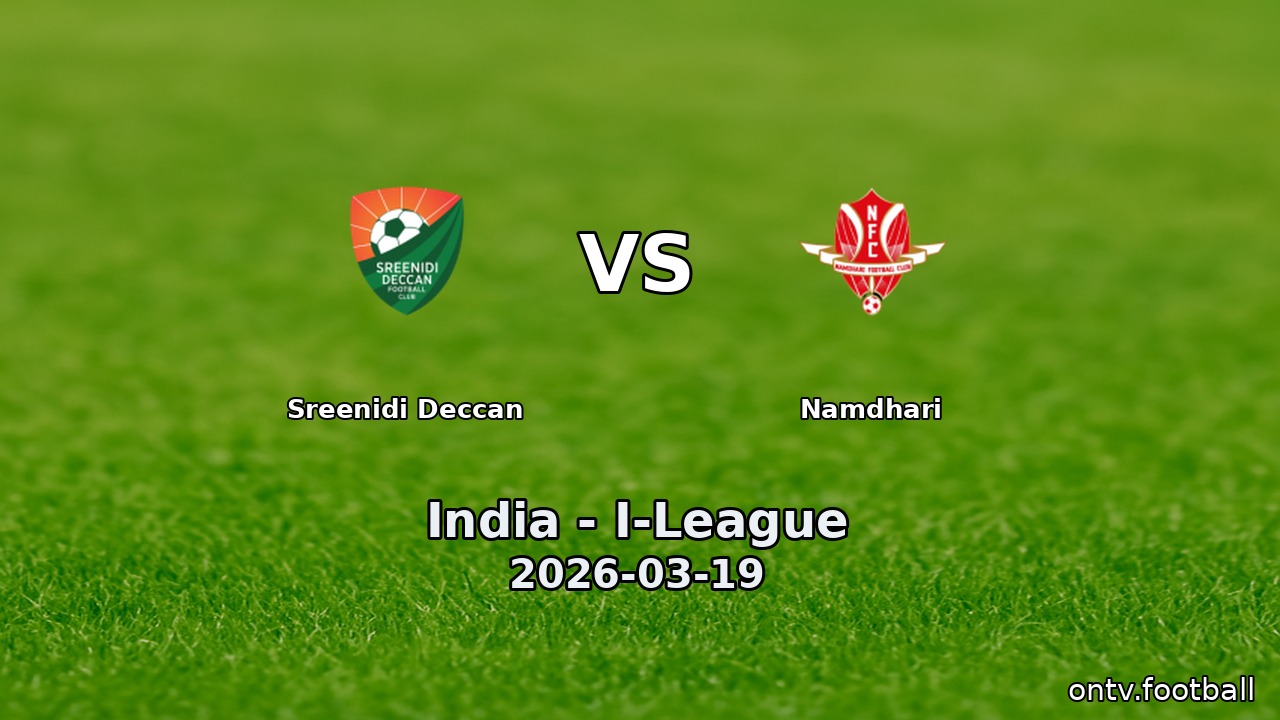 Sreenidi Deccan vs Namdhari