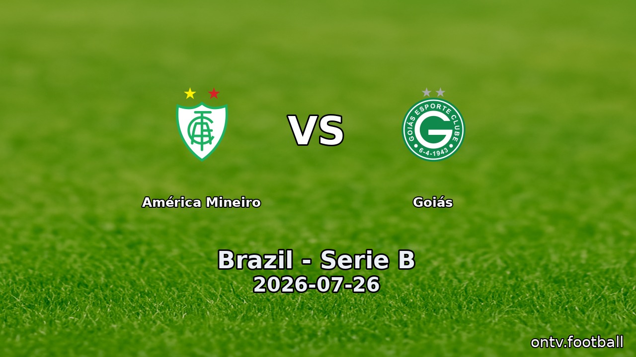 América Mineiro vs Goiás