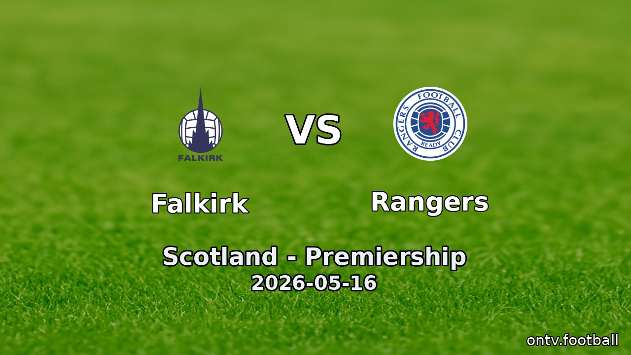 Falkirk vs Rangers