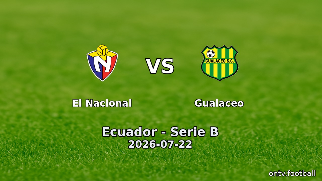 El Nacional vs Gualaceo