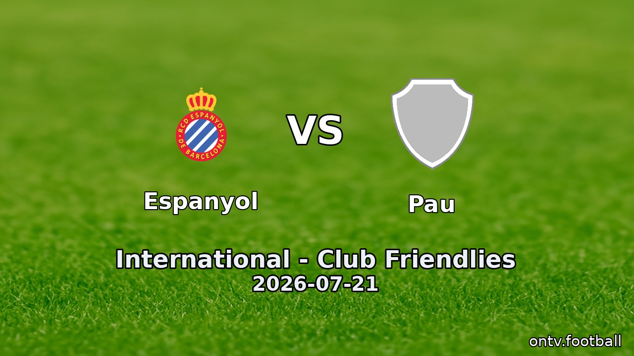 Espanyol vs Pau