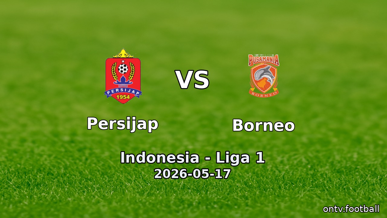 Persijap vs Borneo