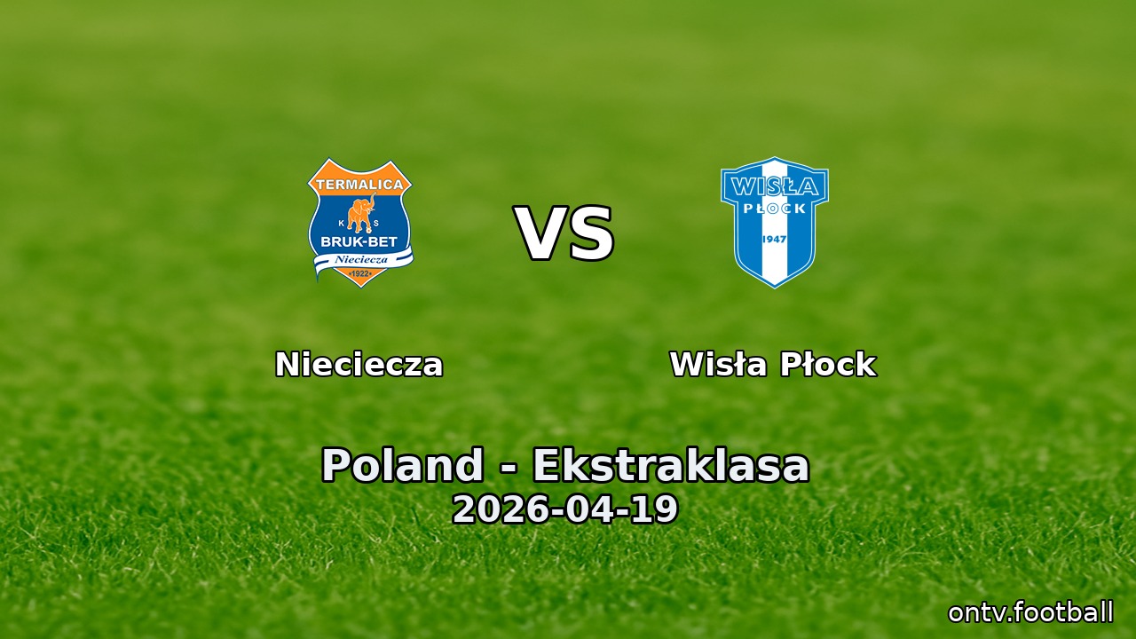 Nieciecza vs Wisła Płock