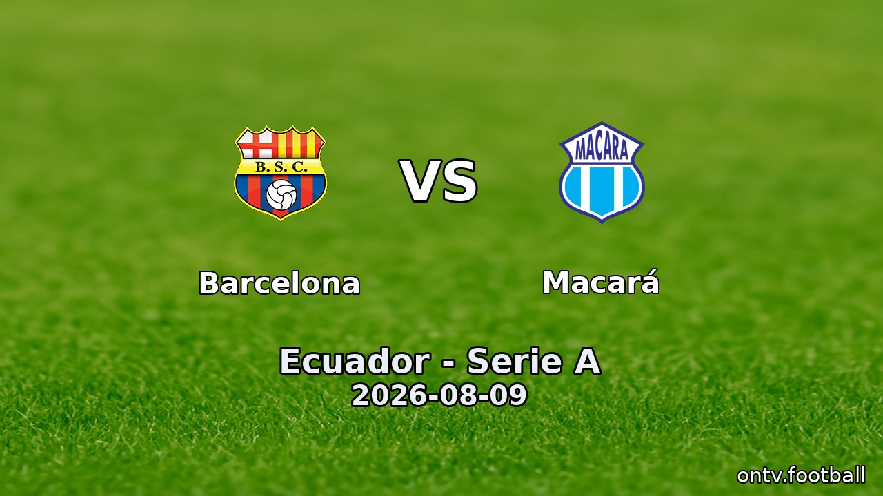 Barcelona vs Macará