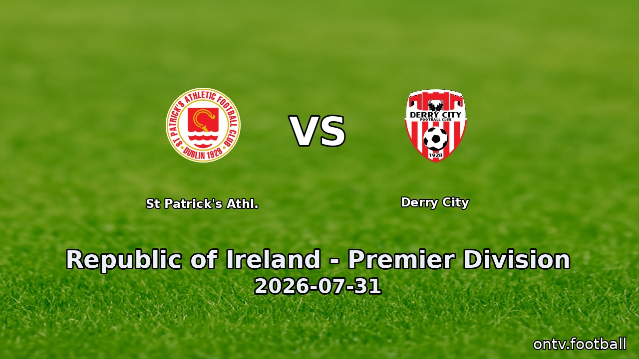 St Patrick's Athl. vs Derry City