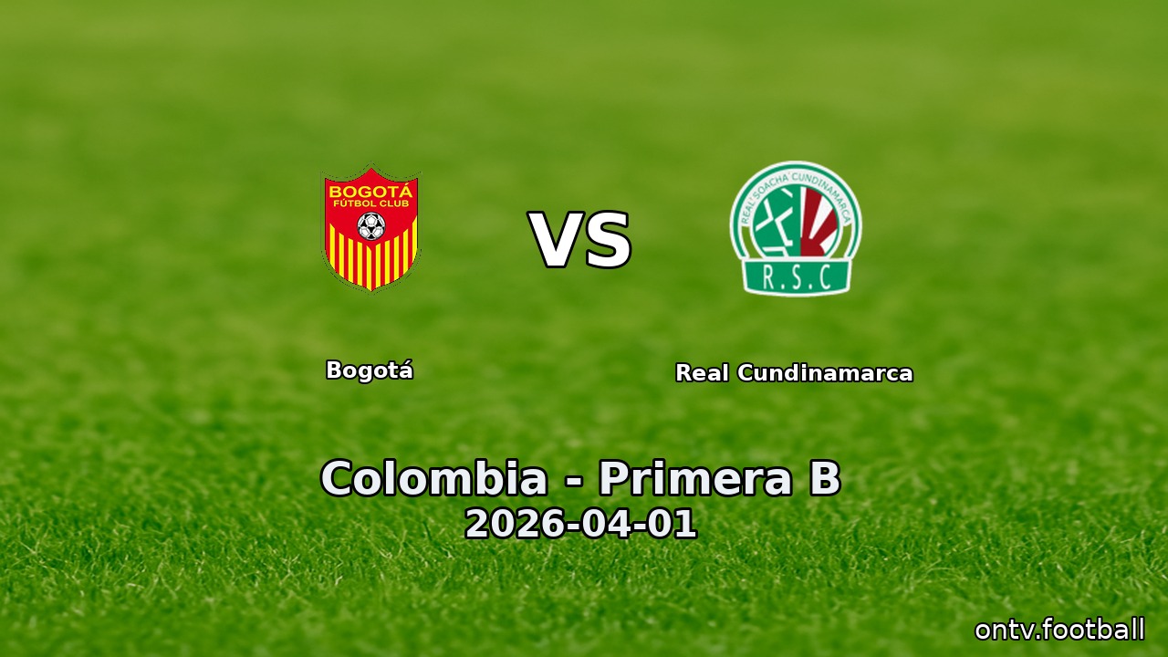 Bogotá vs Real Cundinamarca