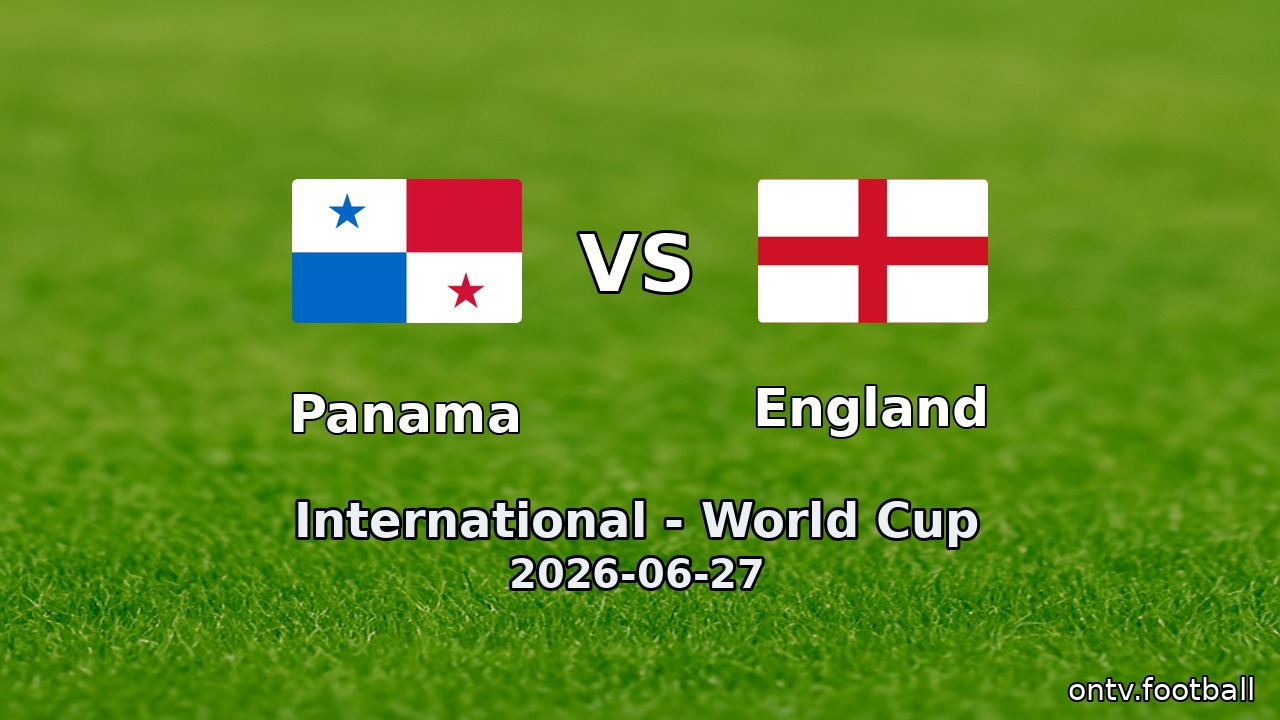 Panama vs England