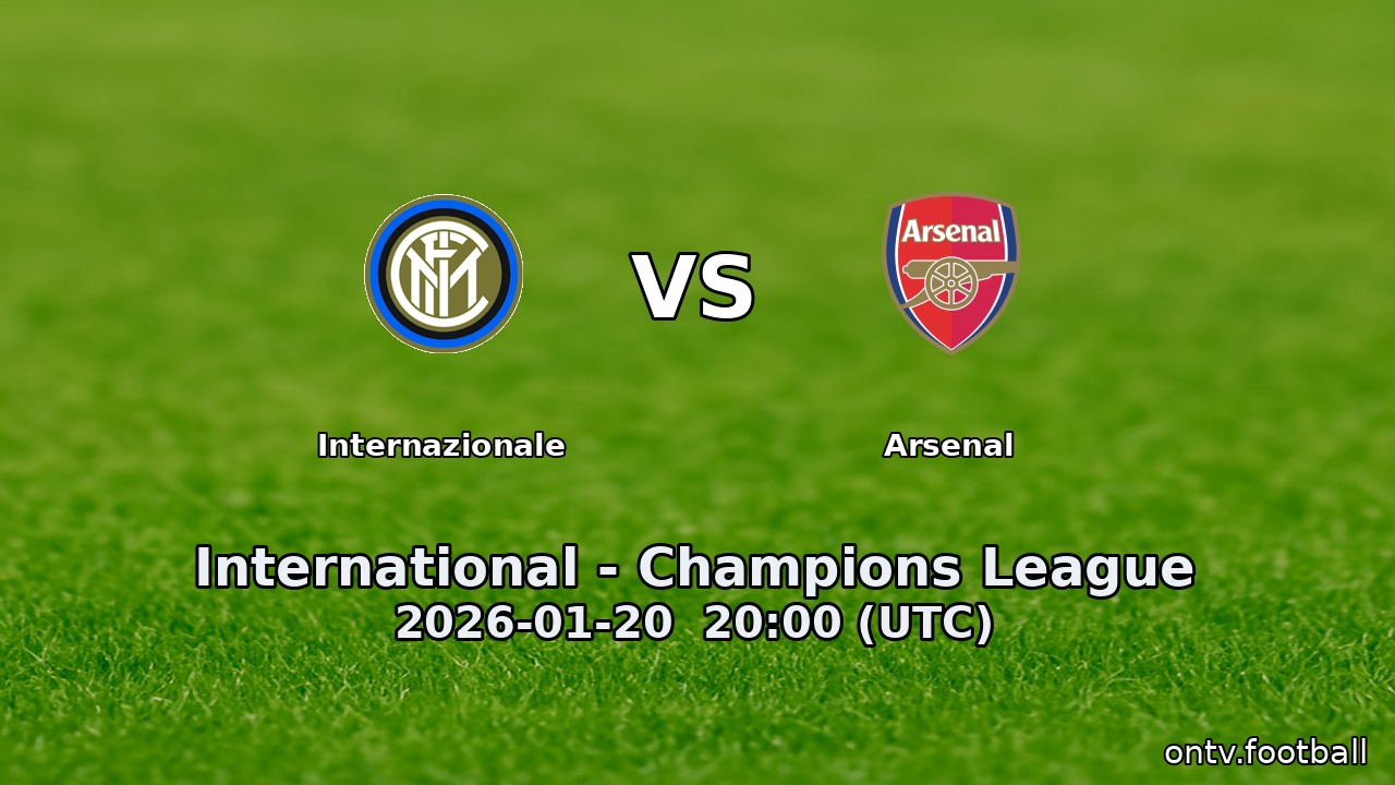 Internazionale vs Arsenal