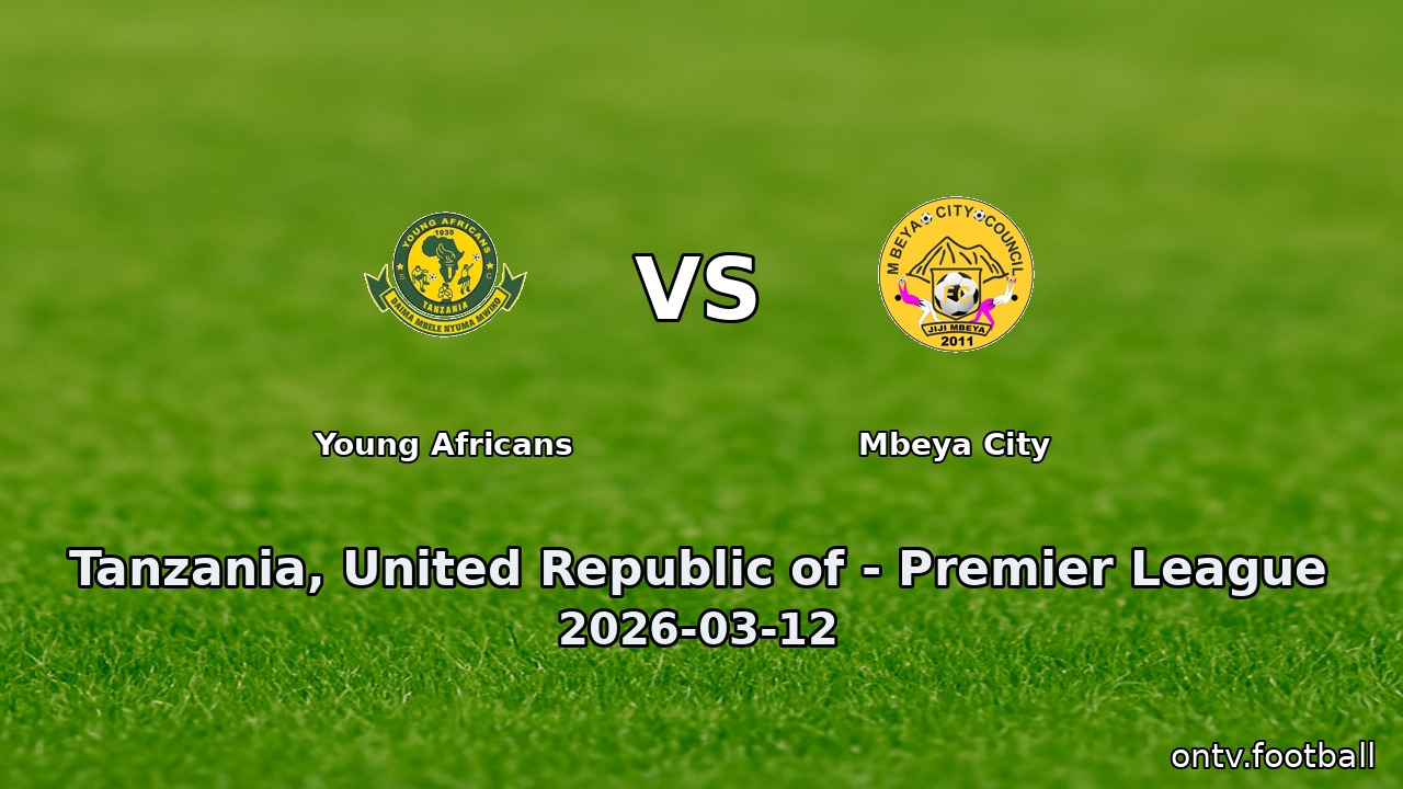 Young Africans vs Mbeya City
