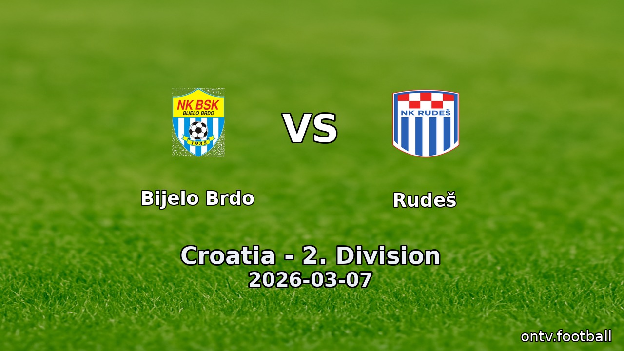 Bijelo Brdo vs Rudeš
