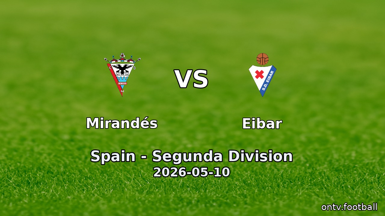 Mirandés vs Eibar