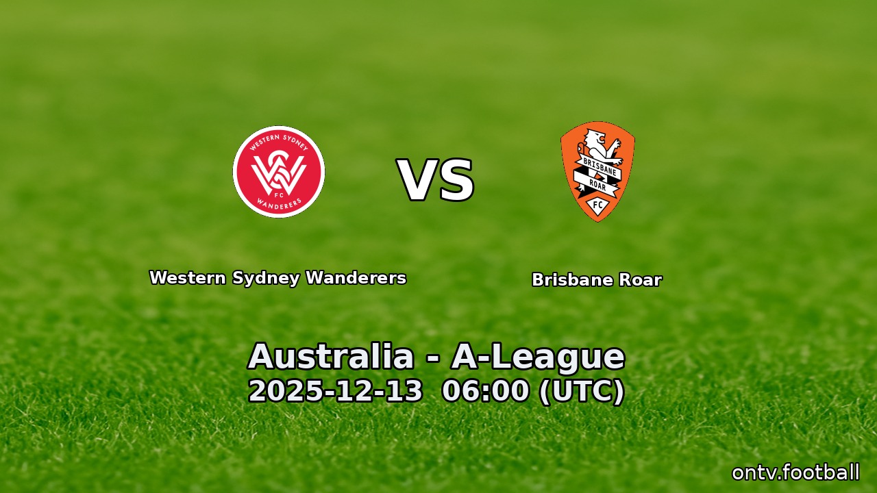 Western Sydney Wanderers vs Brisbane Roar