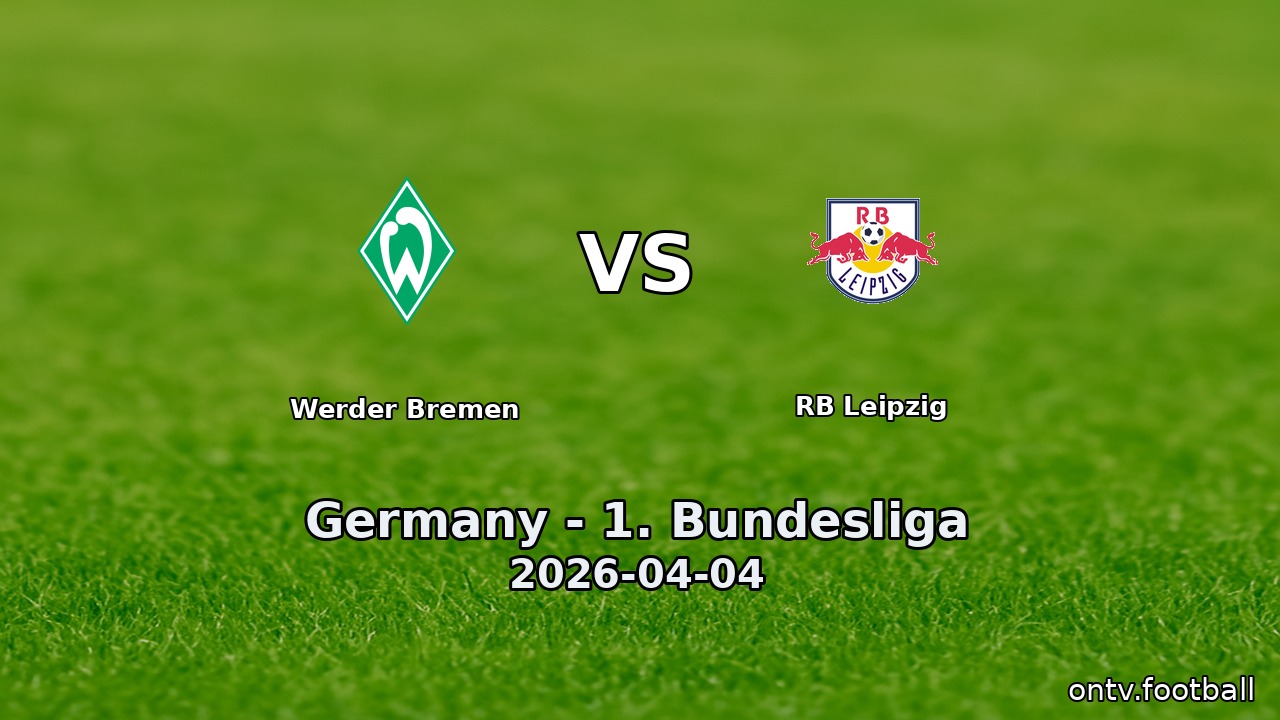 Werder Bremen vs RB Leipzig