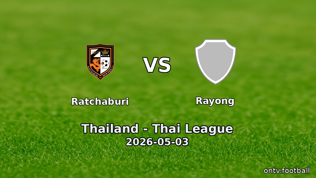 Ratchaburi vs Rayong