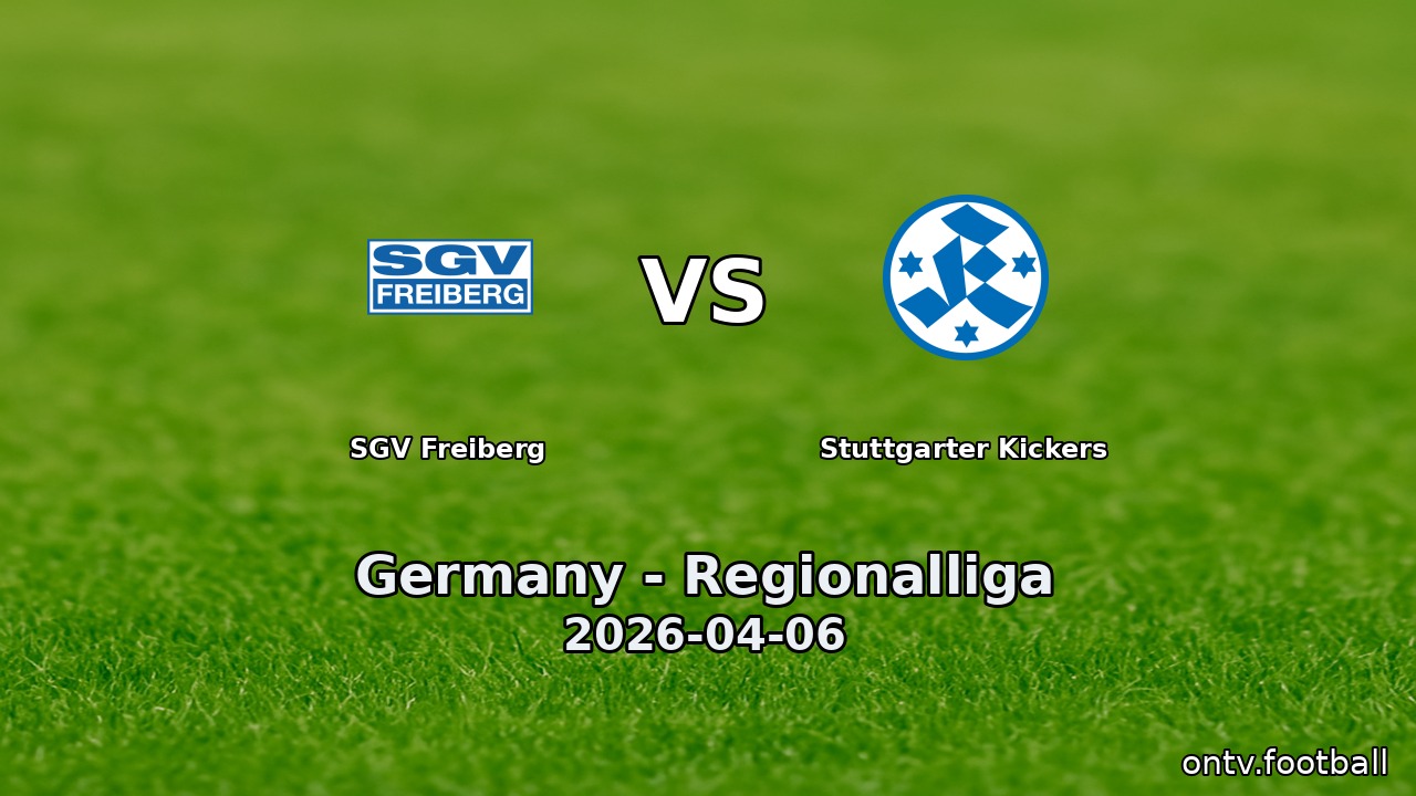 SGV Freiberg vs Stuttgarter Kickers