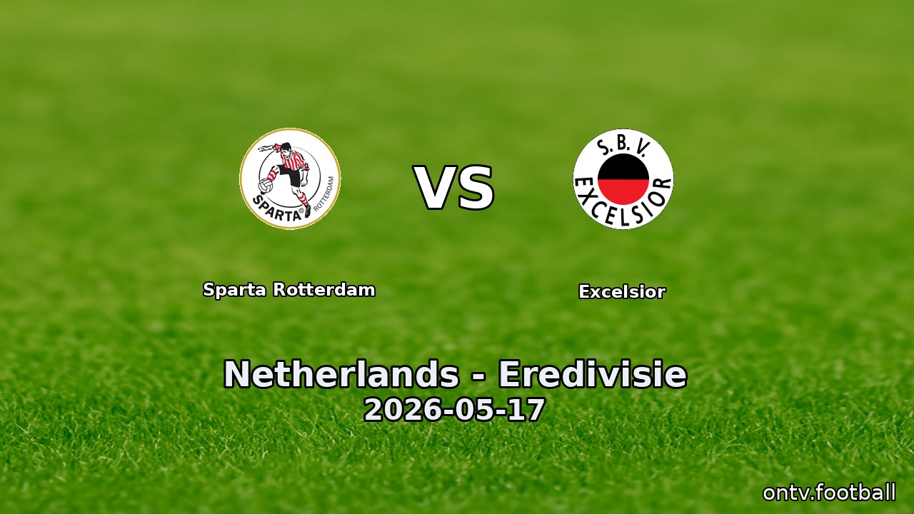 Sparta Rotterdam vs Excelsior