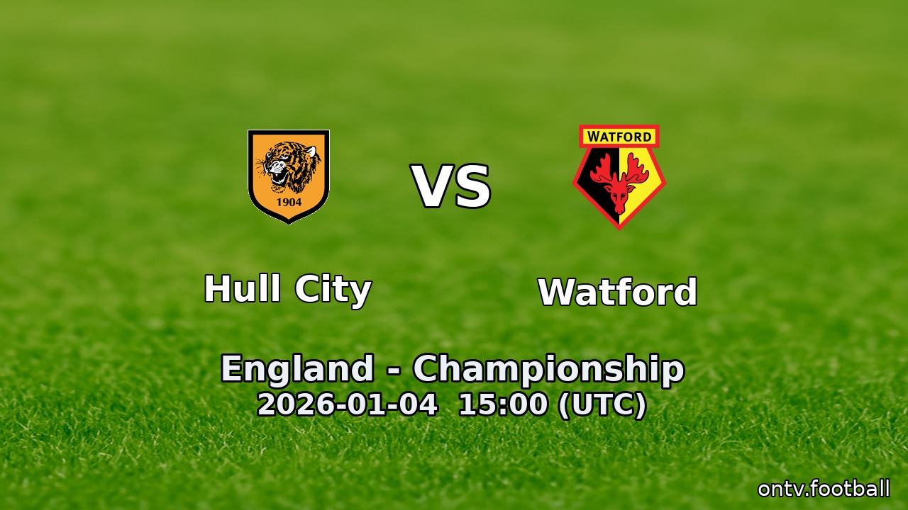 Hull City vs Watford