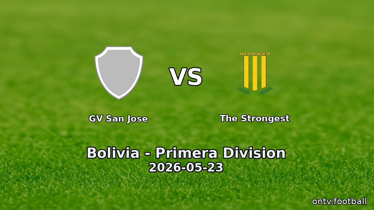 GV San Jose vs The Strongest