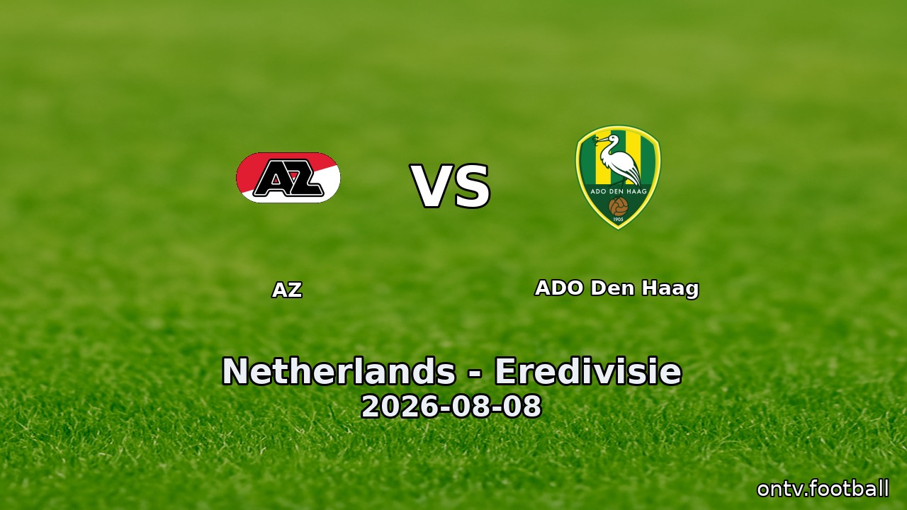AZ vs ADO Den Haag