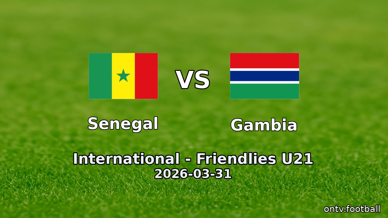 Senegal vs Gambia