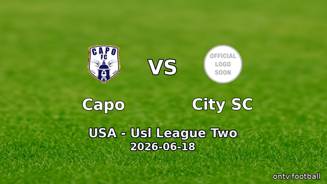 Capo vs City SC