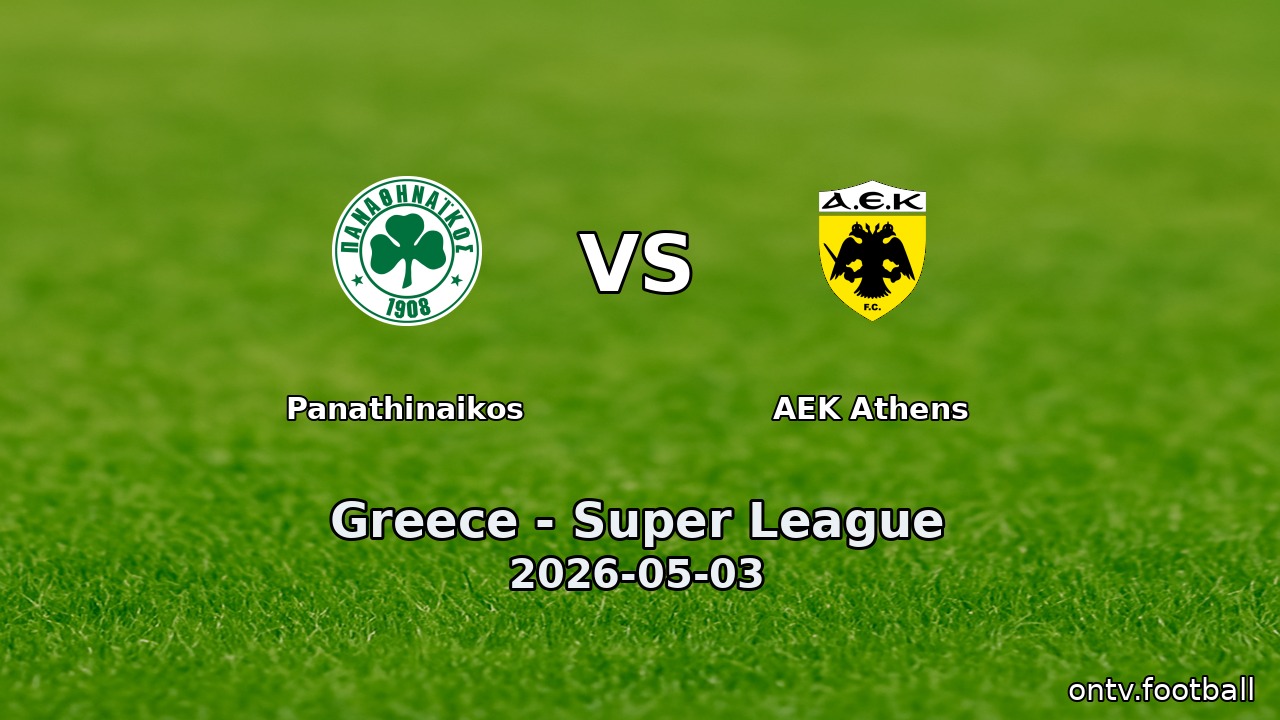 Panathinaikos vs AEK Athens