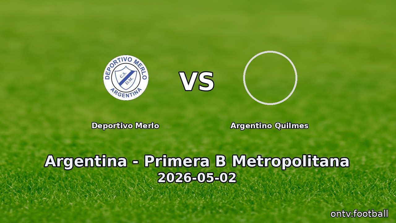 Deportivo Merlo vs Argentino Quilmes