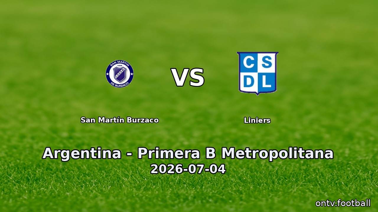 San Martín Burzaco vs Liniers