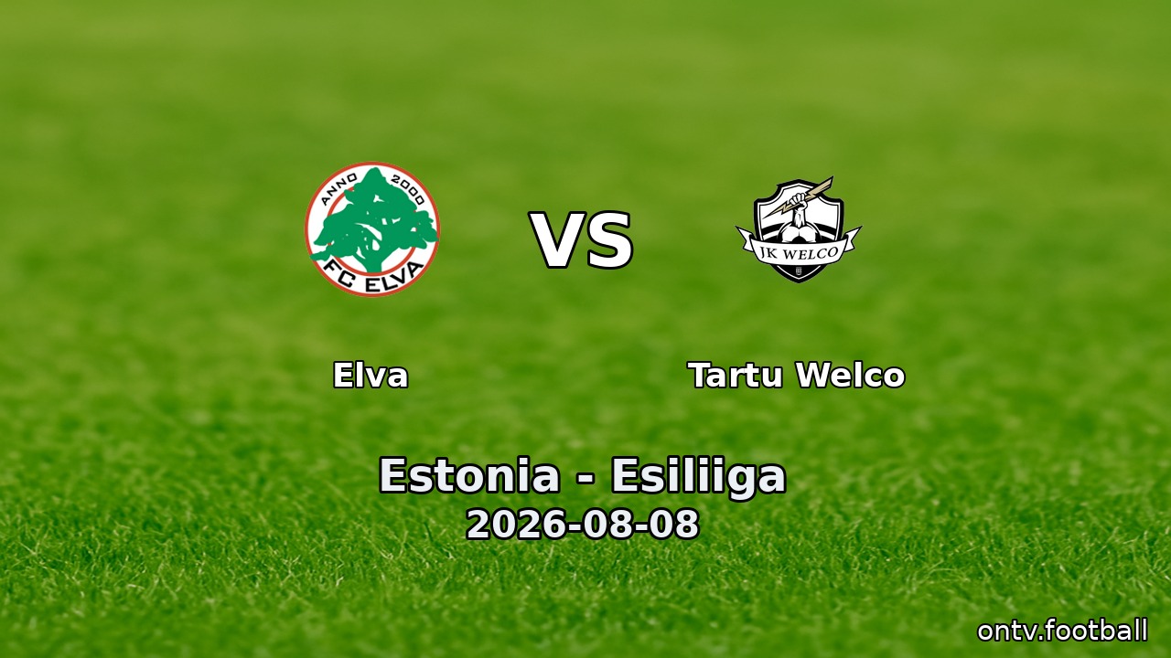 Elva vs Tartu Welco