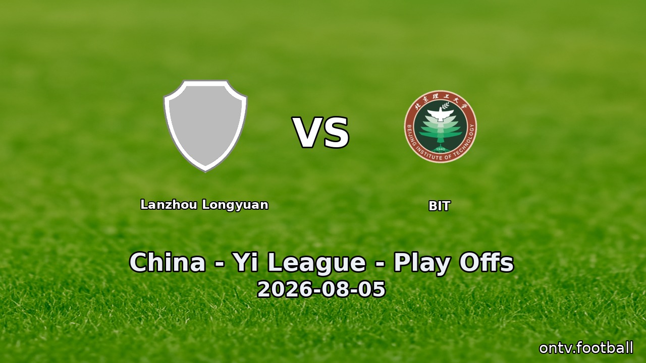Lanzhou Longyuan vs BIT