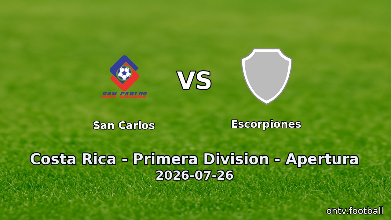 San Carlos vs Escorpiones