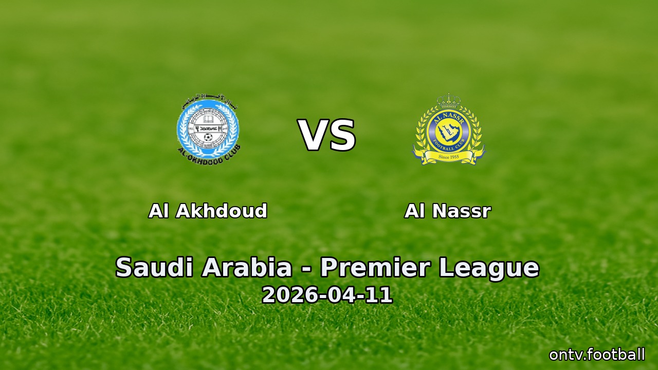 Al Akhdoud vs Al Nassr