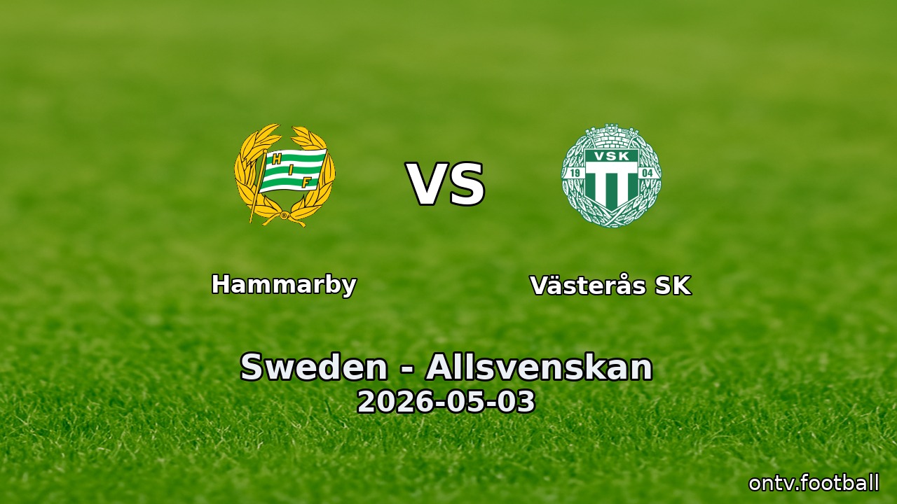 Hammarby vs Västerås SK