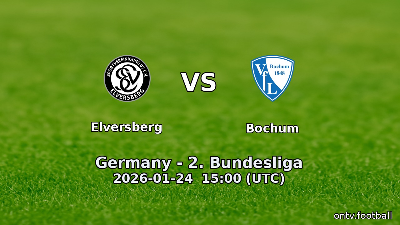 Elversberg vs Bochum