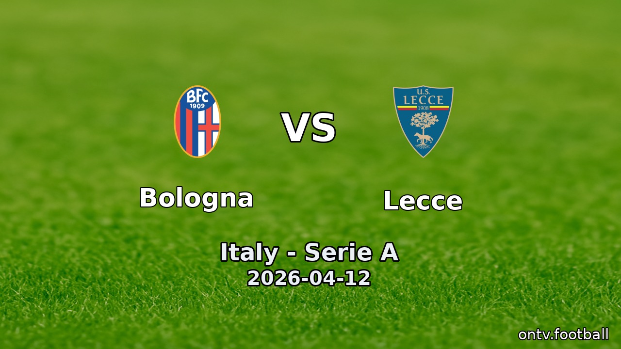 Bologna vs Lecce