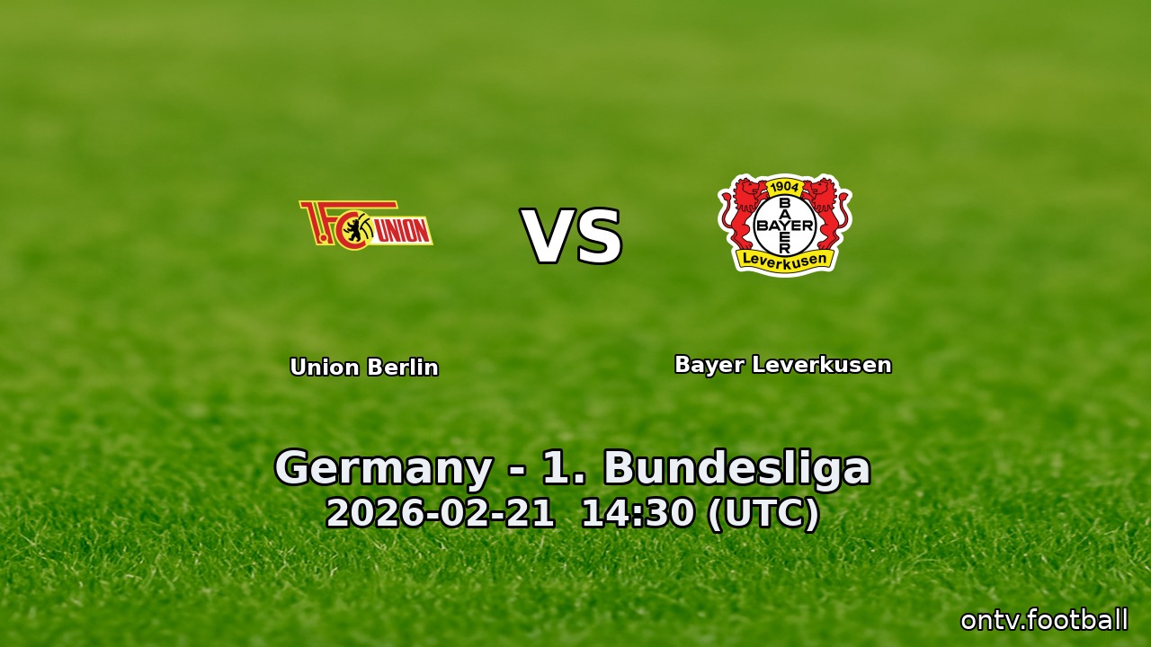 Union Berlin vs Bayer Leverkusen