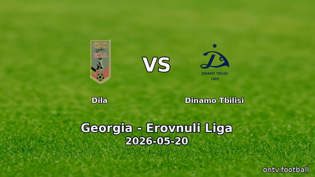 Dila vs Dinamo Tbilisi