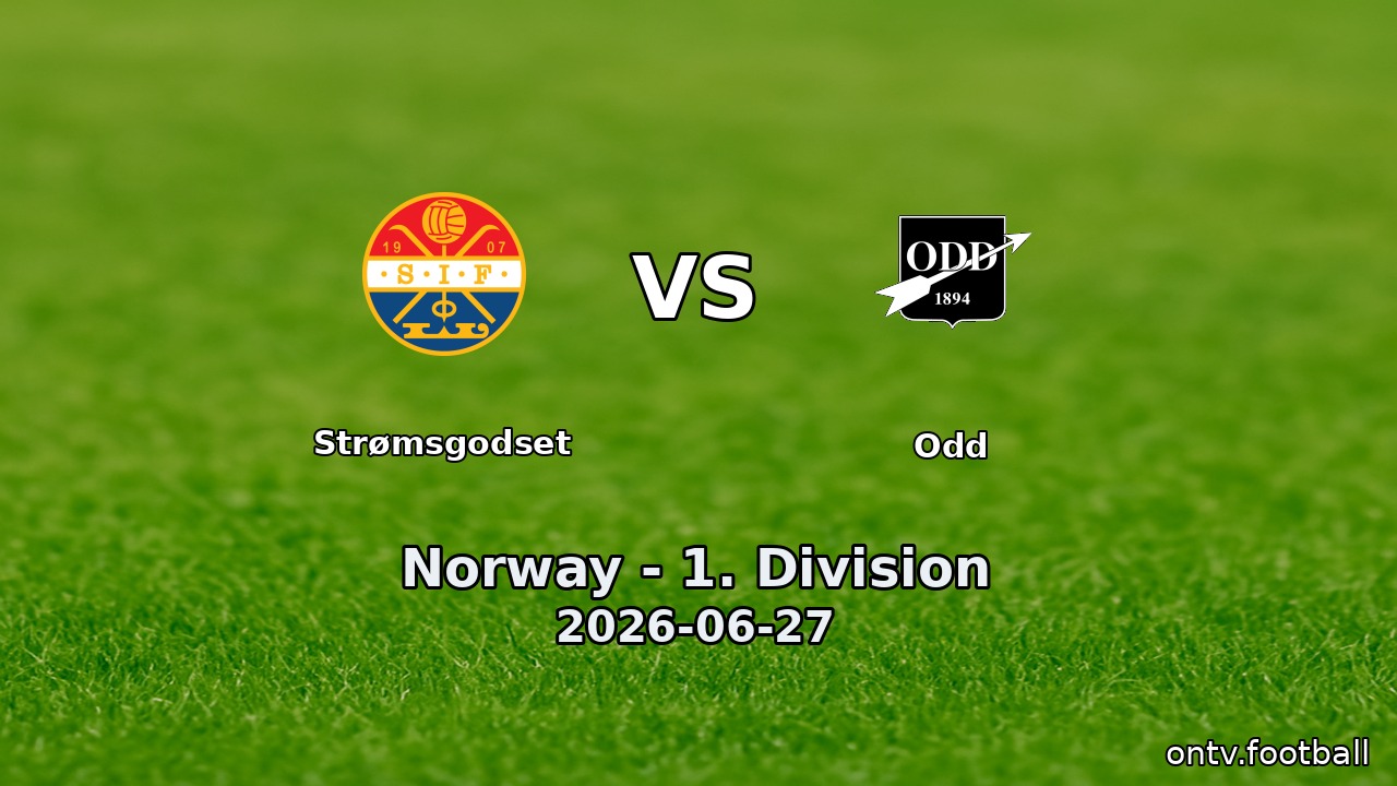 Strømsgodset vs Odd