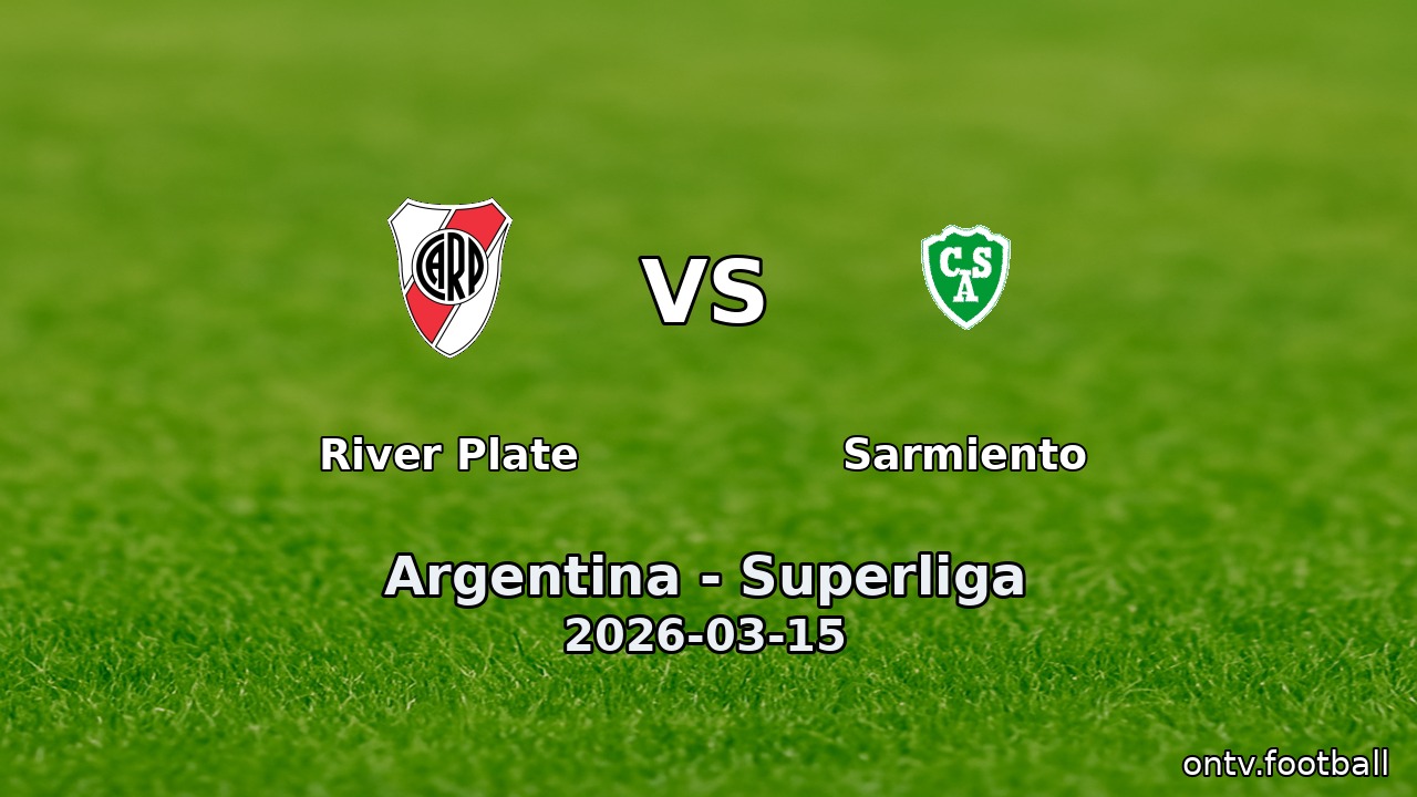 River Plate vs Sarmiento