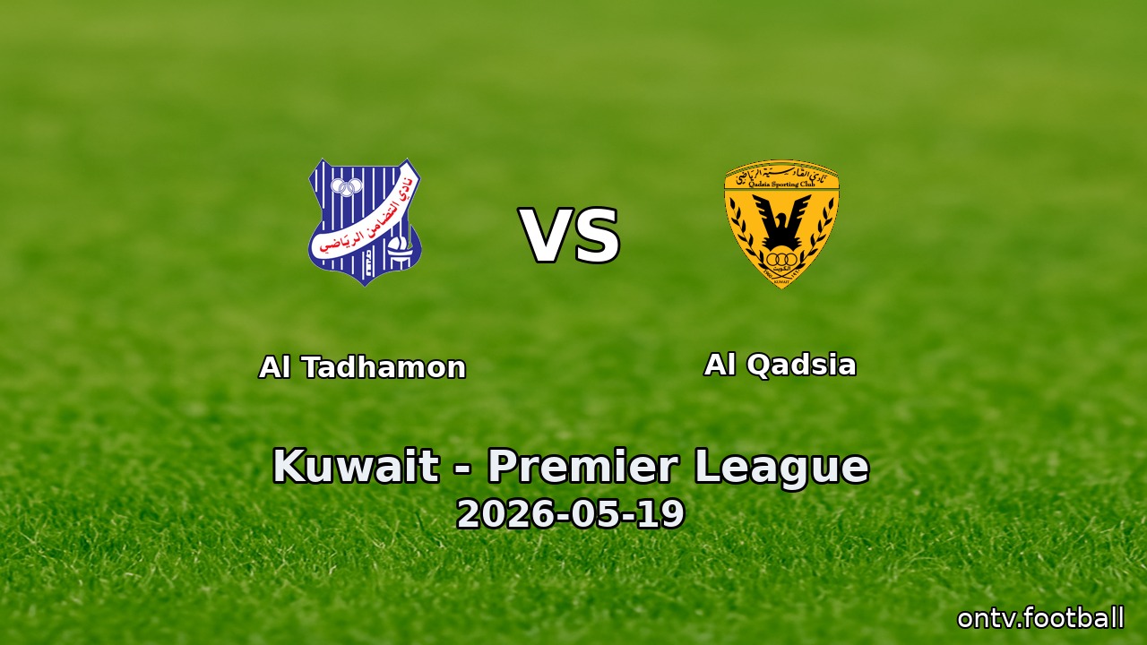 Al Tadhamon vs Al Qadsia
