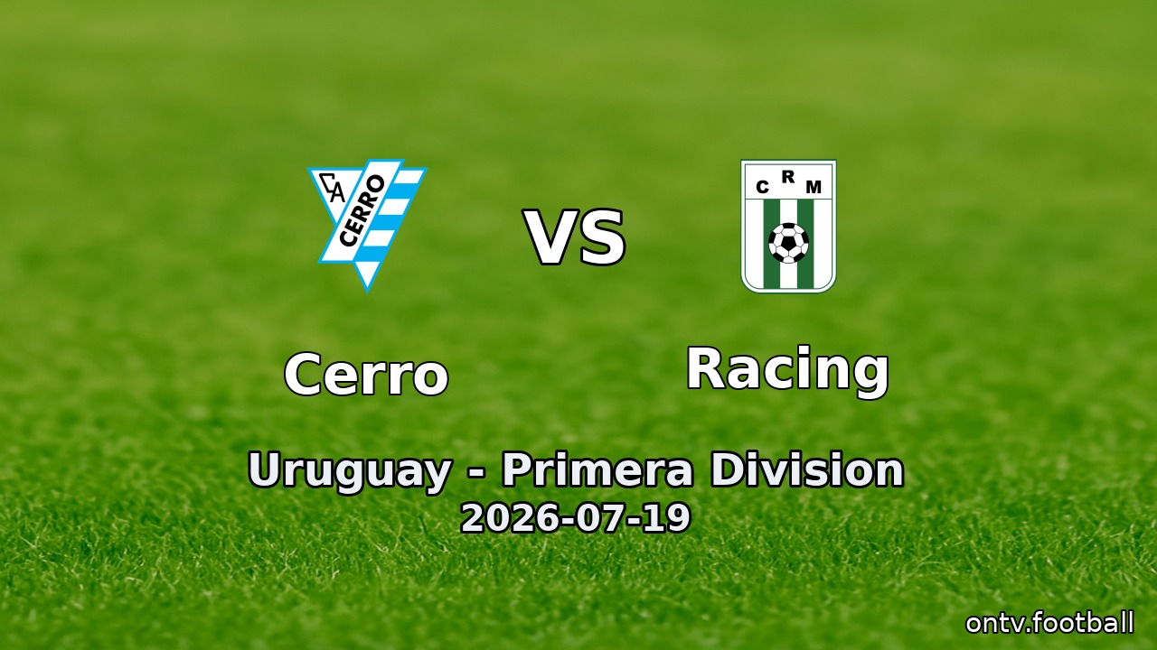 Cerro vs Racing