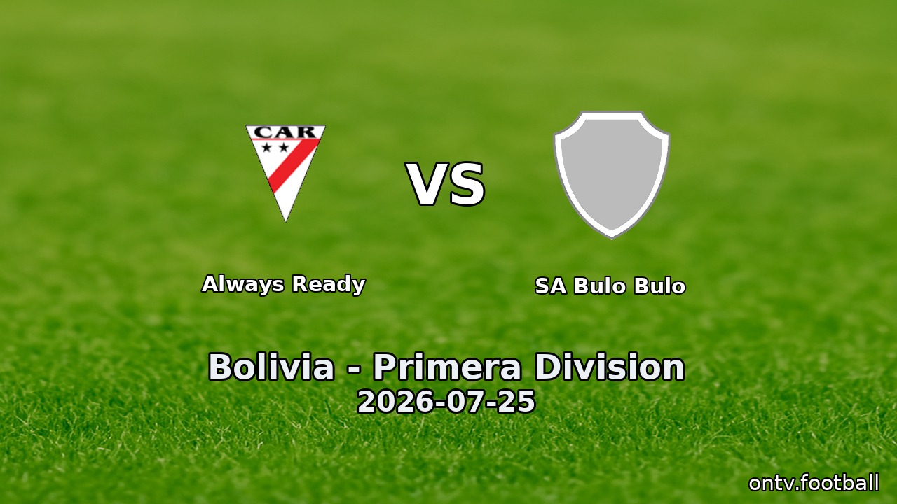 Always Ready vs SA Bulo Bulo