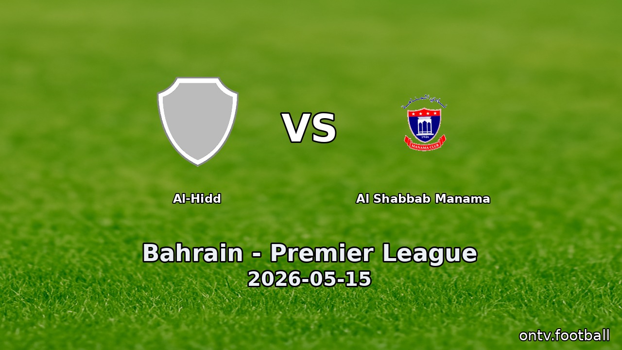 Al-Hidd vs Al Shabbab Manama