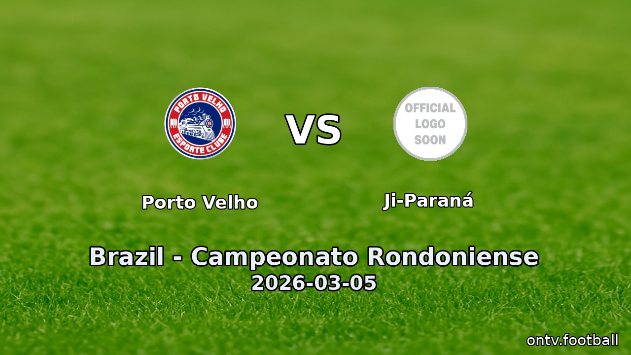 Porto Velho vs Ji-Paraná