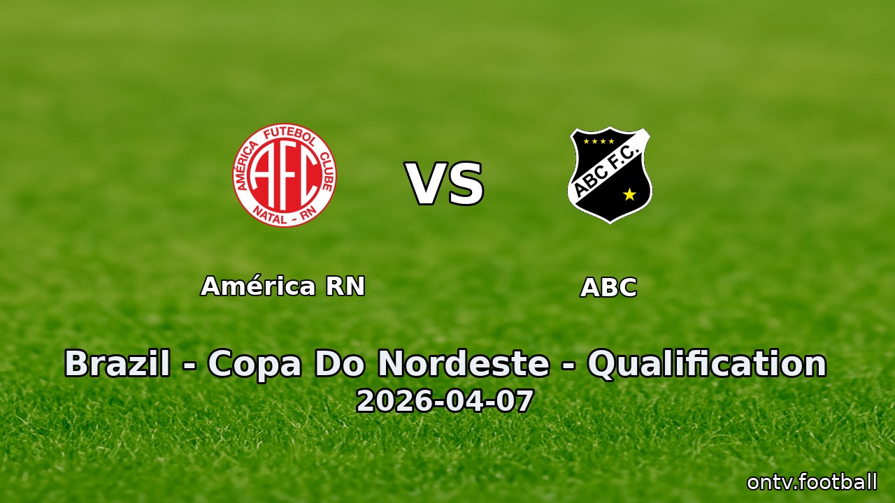 América RN vs ABC