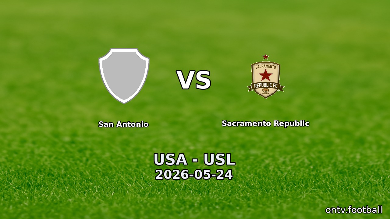 San Antonio vs Sacramento Republic