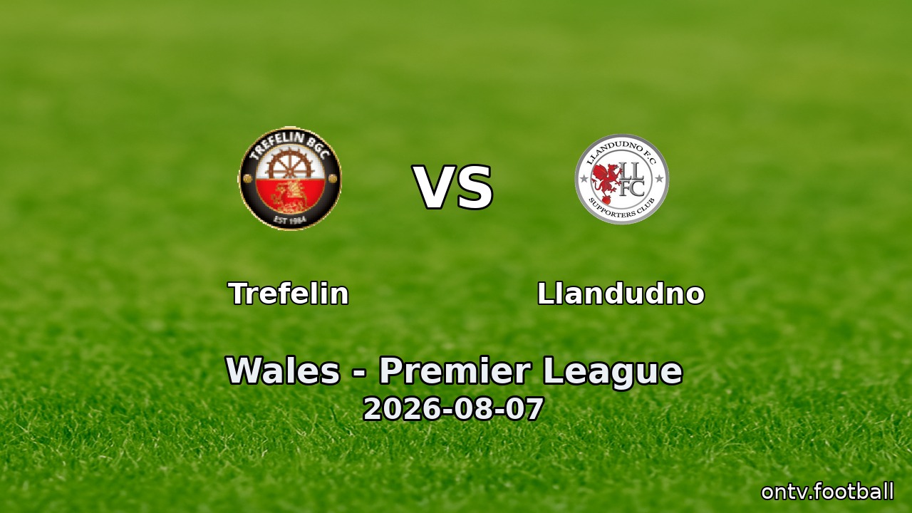 Trefelin vs Llandudno