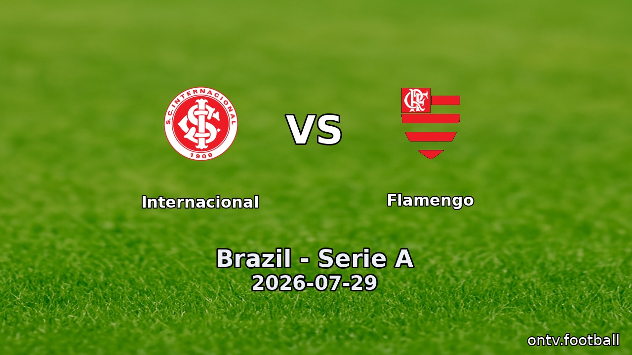 Internacional vs Flamengo